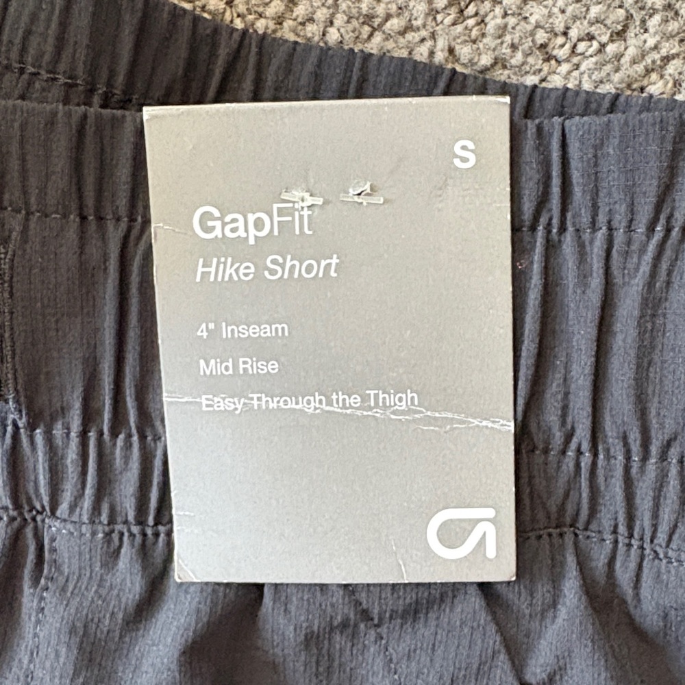 GAP Women's Charcoal Athletic Shorts - Picture 3 of 3